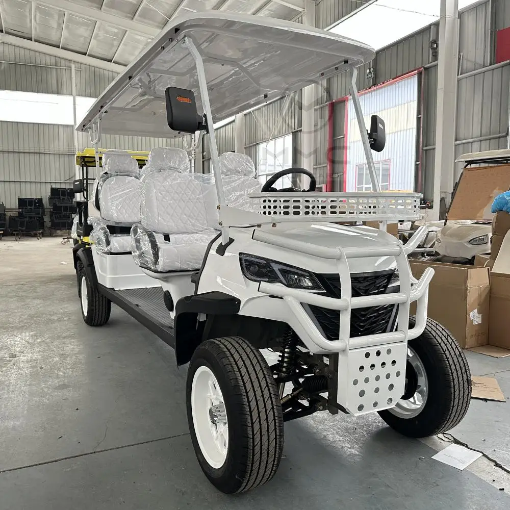 Factory Direct Sales Street Legal Electric Golf Carts 48V/72V 4 Seater Gas Golf Car lifted Hunting Golf Cart