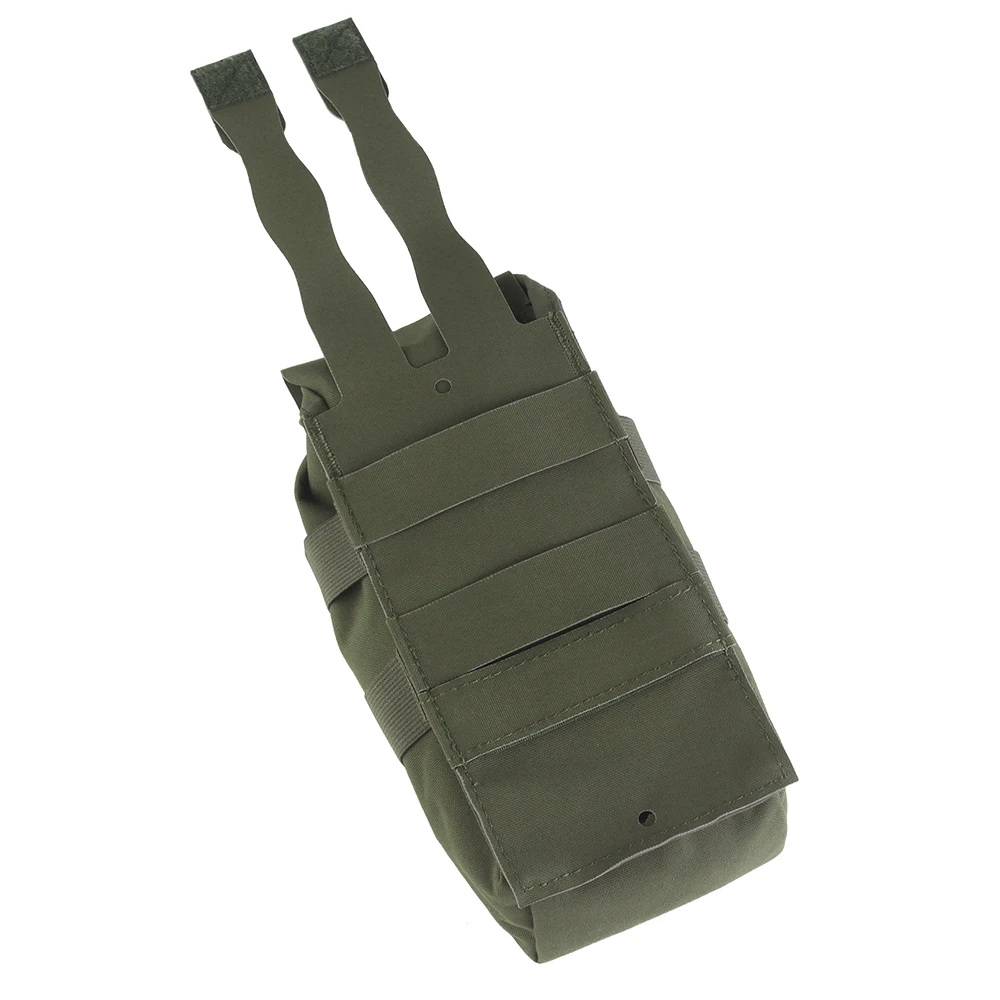 Small Vertical Medical Pouch Handle Design MOLLE First Aid Kit Quick-Access for Hunting Rescue Outdoor Emergency Durable Nylon