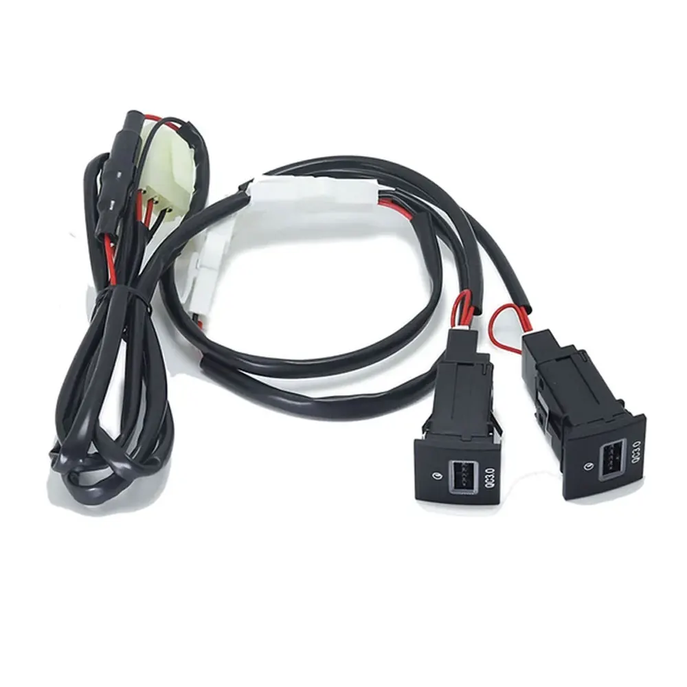 Für VW Golf 6 Jetta 5 MK5 Scirocco 06-12 QC3.0 Typ C PD USB Schnell-Autoladegerät Ersatzstecker 12V/24V – Detail 6