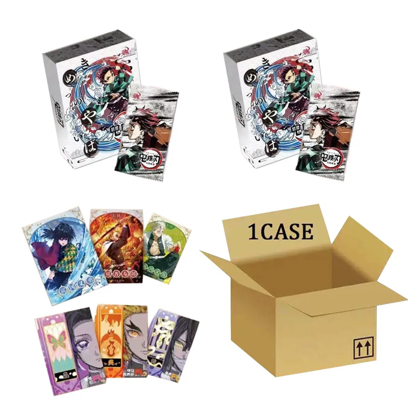 

Wholesales Demon Slayer Collection Card Metal Ssr Pr Graded Acrylic Embroidery Card Booster Box Anime Trading Anime Cards