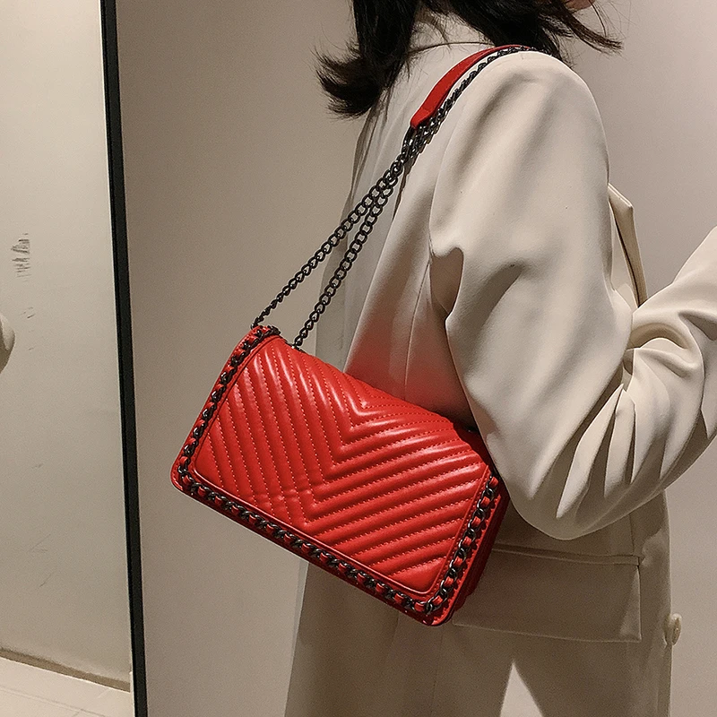 Brand Designer Chain Shoulder Crossbody Bags Women Handbag and Purses 2023 New Trendy Messenger Bags Clutch Bags High Quality