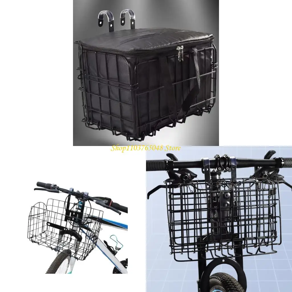 

R53E Front And Rear Hanging Side Trailer Basket Detachable Simple Bike Basket