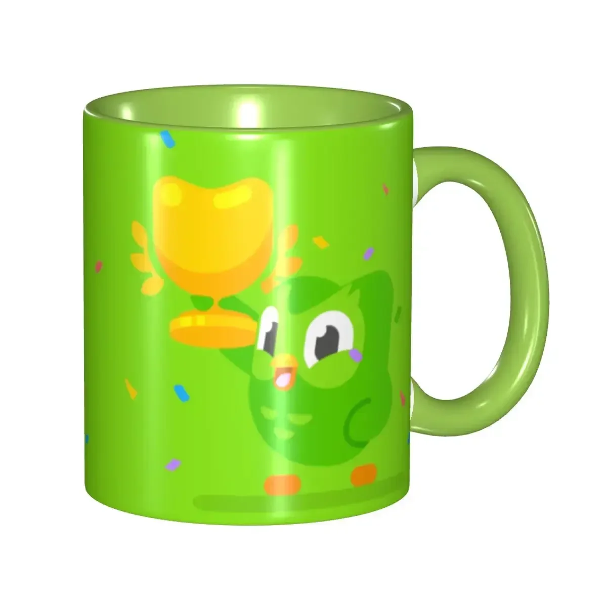 Duolingos Owl Duo Coffee Mug DIY Personalized Ceramic Milk Tea Mug Cup