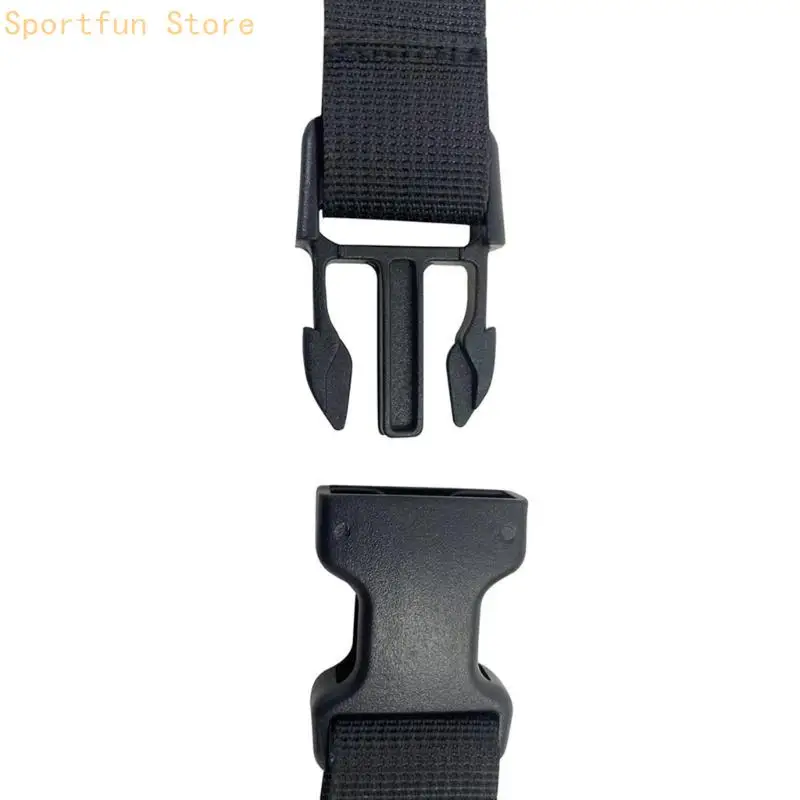 Outdoor Carry Support with Position Guide Shock Cord Section and Metal Hook Clip for Shoulder Item Transport for Daily Use X7JD