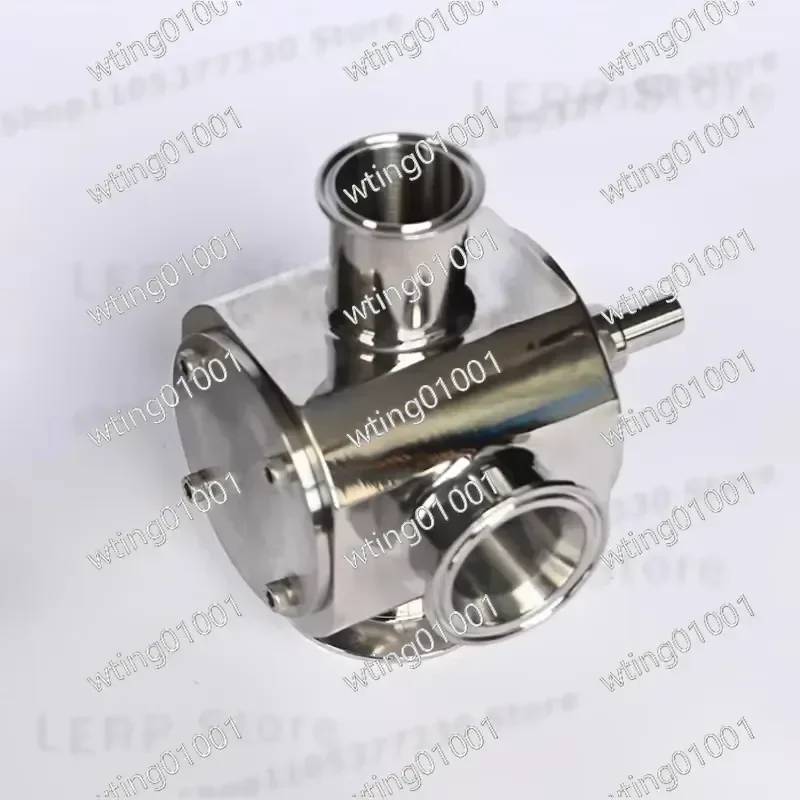 for Stainless Steel 25mm 3 Way Rotary Valve Pneumatic Filler Accessory Durable Precision Flow Control Replacement Part