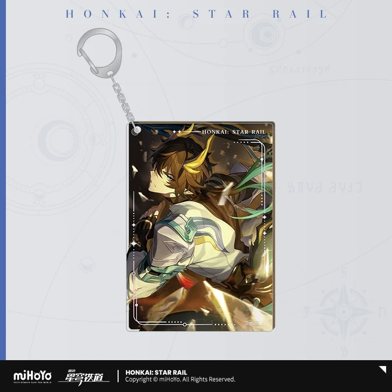 Sunsyea Honkai Star Rail Official Merch miHoYo Original Authentic Light Cone Series Acrylic Keychain Sunday Dan Heng