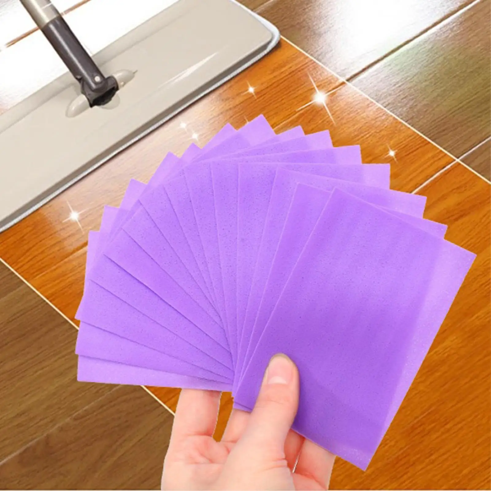 Multi-Effect Floor Clean Tablets 30 Pieces Scented Concentrated Restorer Multipurpose Dissolvable Floor Cleaning Sheets for