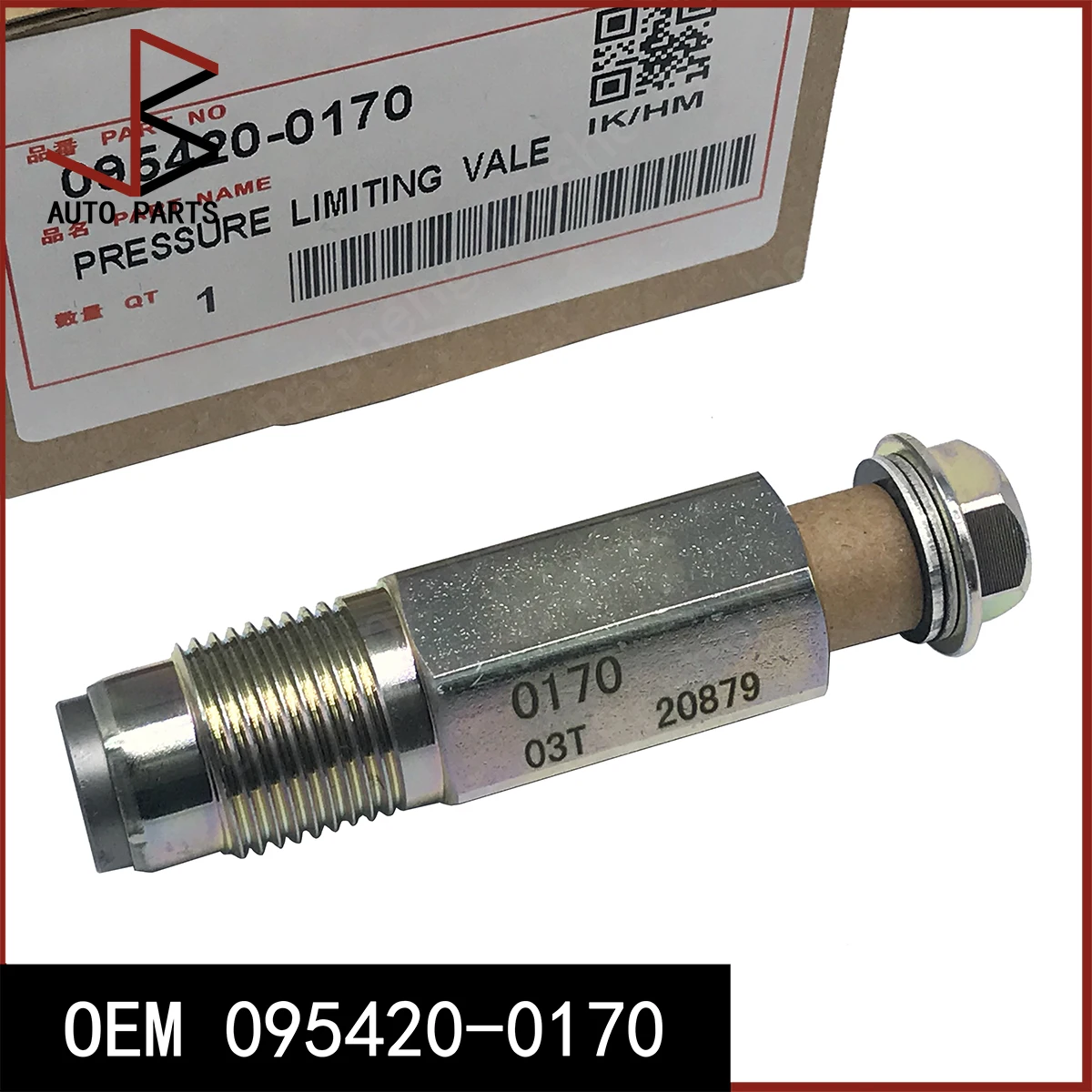New 095420-0170 095420-0230 Common Rail Restrictor Pressure Relief Valve for Citroen Jumper 22c HDI 06 for Ford Transit 22c TDCI