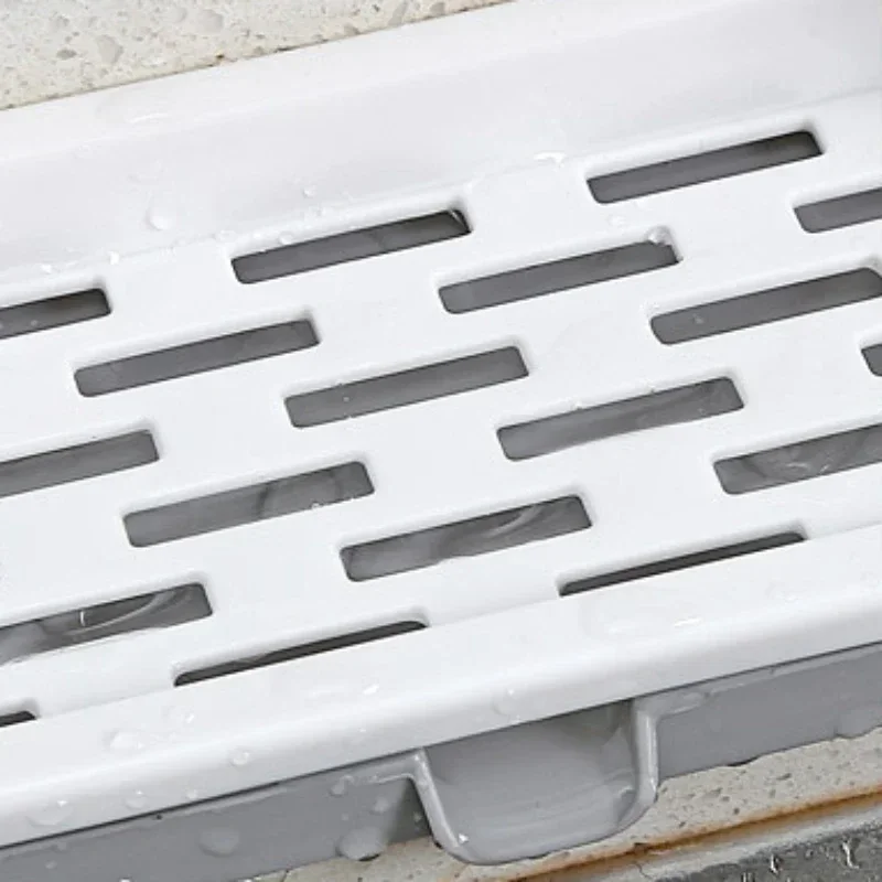 1Pc Kitchen Sink Dishrag Sponge Storage Rack Dish Cloth Drying Rack Sponge Drain Water Hollow Tray Kitchen Accessories Organizer