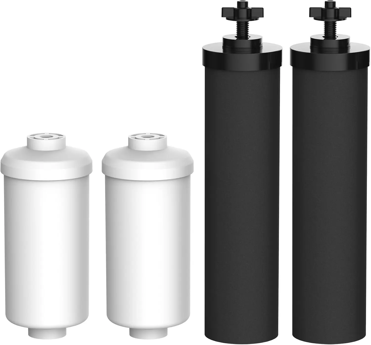 

NSF/ANSI 372 Certified Water Filter Combo Pack, Replacement for Berkey Systems, Lead-Free & BPA-Free