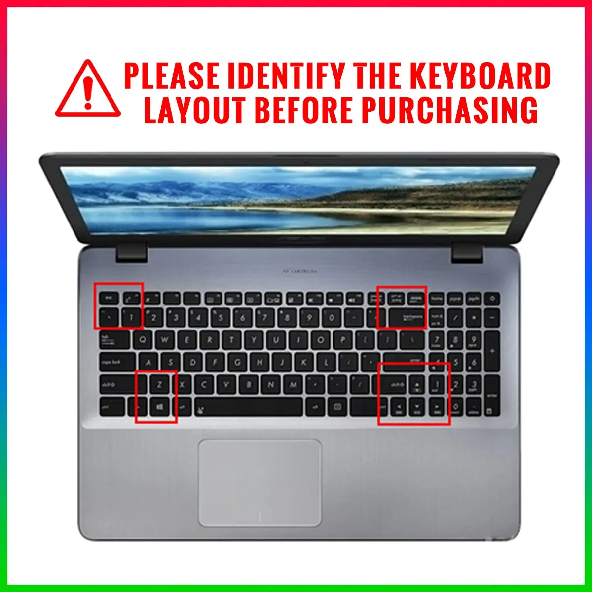 Cartoon Pattern Design Silicone Keyboard Cover Skin for ASUS A555l A556u A580u FL5900u FL8000u FX50j W519l X550v ZX50j,Dustproof