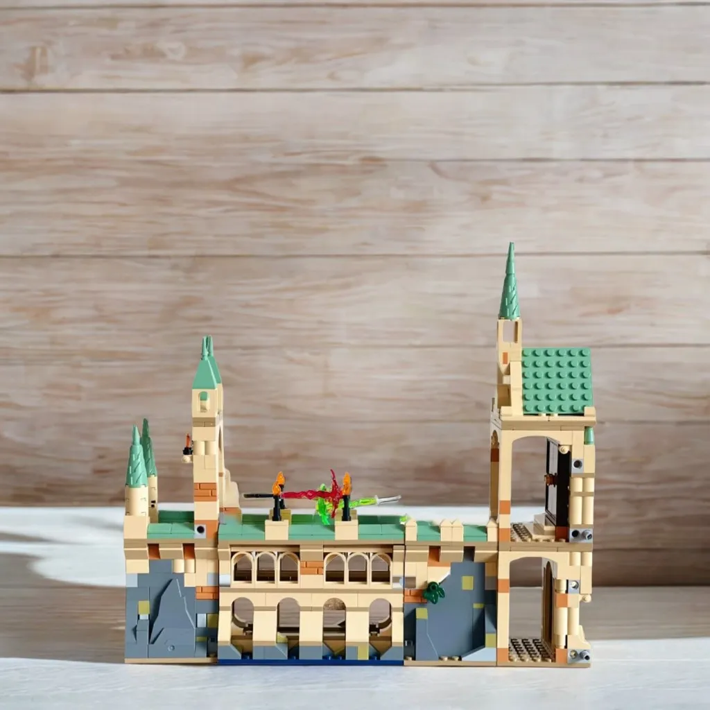 

730PCS MOC Building Blocks Compatible Battle Castle Weasleys Wizard Model Assembled Bricks Ornament Party Birthday Gift