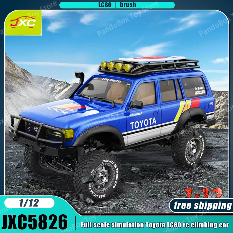 New LC80 1/12 RC Car JXC5826 Simulation Toyota Full-Scale 2.4G