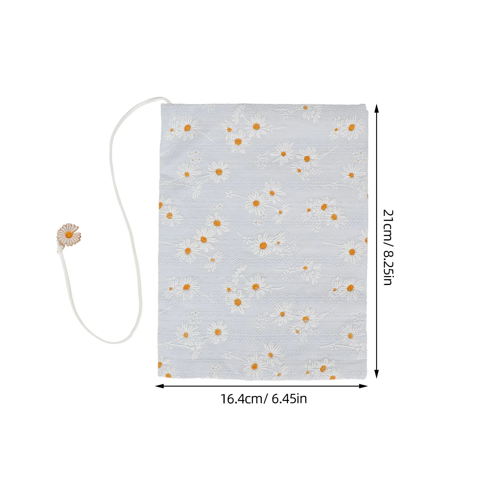 Fabric Book Cover Handbook Cloth Sleeve Manual Protector for Paperbacks Notebook Washable Book Covers Bookbinding Sleeve Pocket