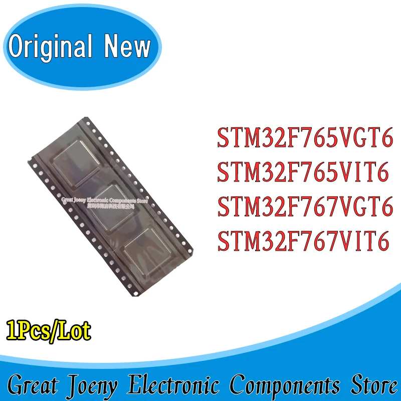 100% New Original STM32F765VGT6 STM32F765VIT6 STM32F767VGT6 STM32F767VIT6 IC MCU Chipset LQFP-100 Bulk Best Price PC shell