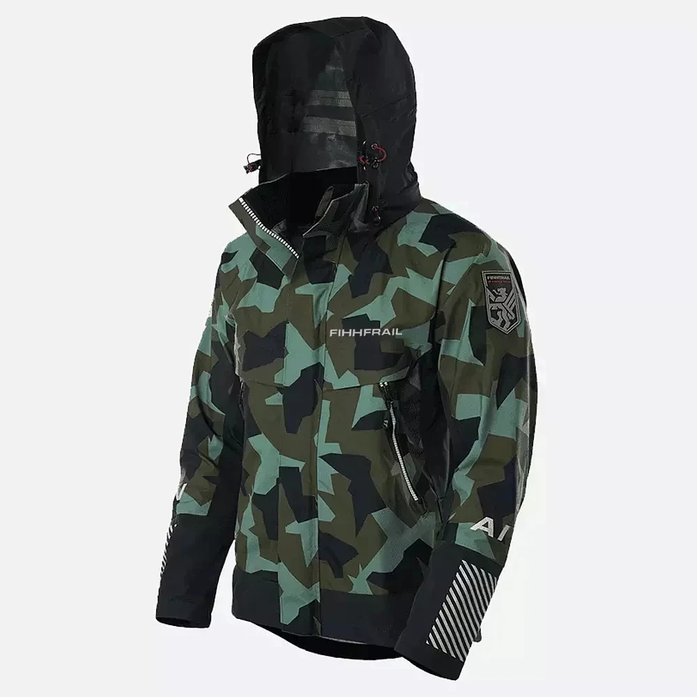 

Men's Camouflage Tactical Jacket Fleece-lined Outdoor Waterproof Windproof Hiking Camping Hunting Coat