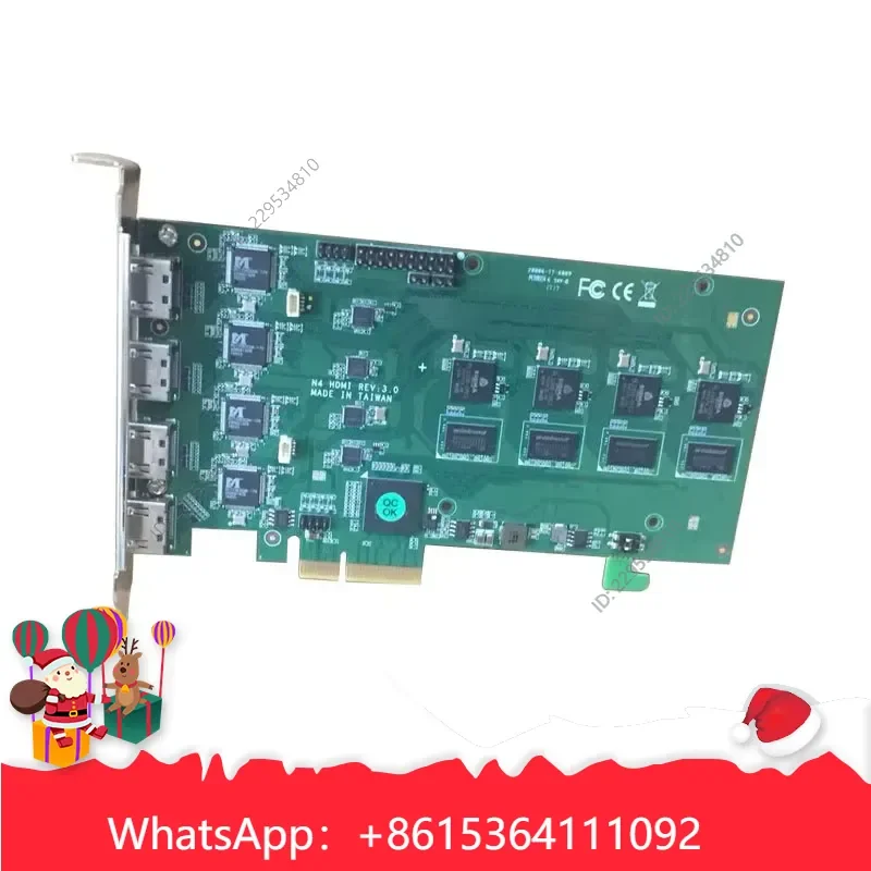 1pc for DVP-7633HE SDK 4CH HD H.264 PCIe Hardware Compression Video Capture Card Compatible For Model，practical use