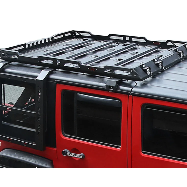 

Car Roof Rack 4X4 ForJeep Jk JL Luggage Racks Material Steel Roof Rack
