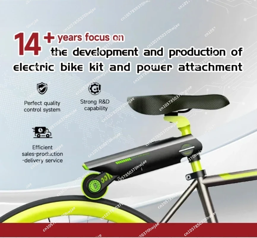 Elesmart Electric Bicycle Motor Kit Bike Power Assist Device 25mph 50KM Range for Bikes