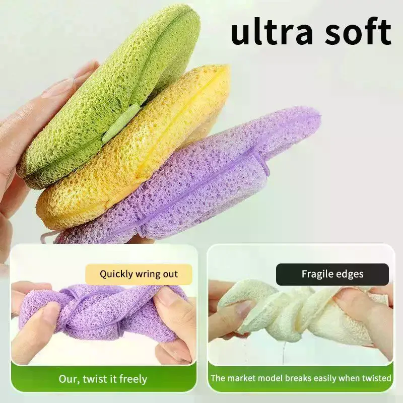 Mud Mask Cleaner Puff Exfoliating Blackhead Removal Face Wash Cleansing Sponge Makeup Remover Foam Sponge Face Clean Pads Tool