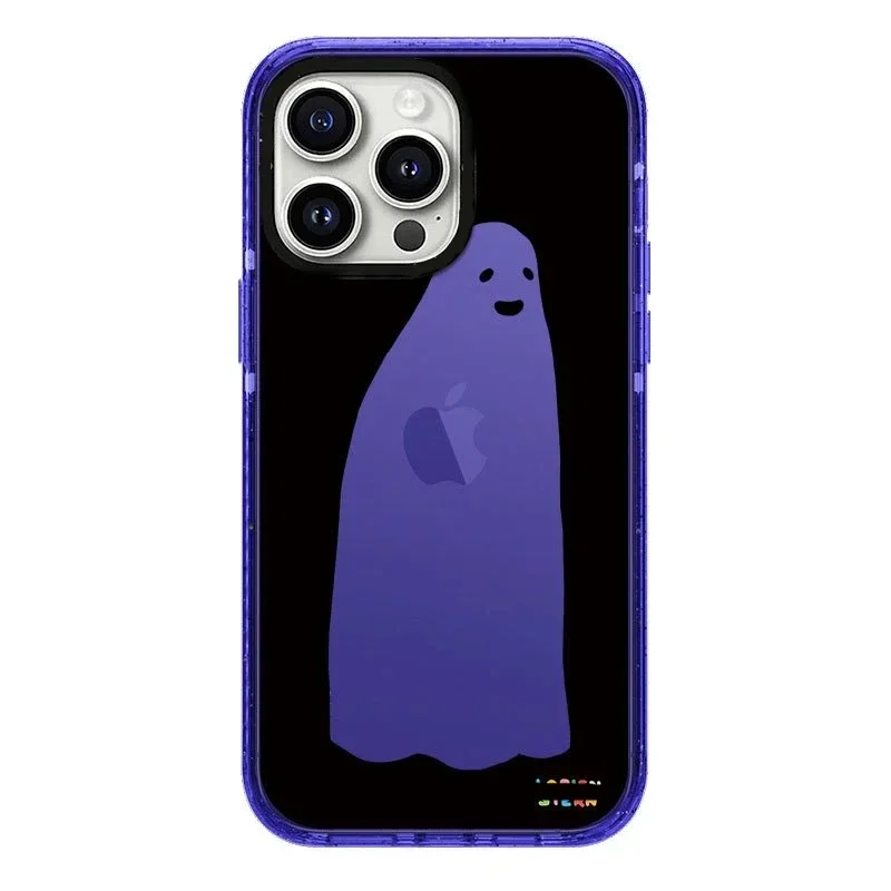 

2.0 Acrylic Upgrade Border Ghost Phone Case Cover for iPhone 11 12 13 14 15 Pro Max Case for iPhone 15 ProMax