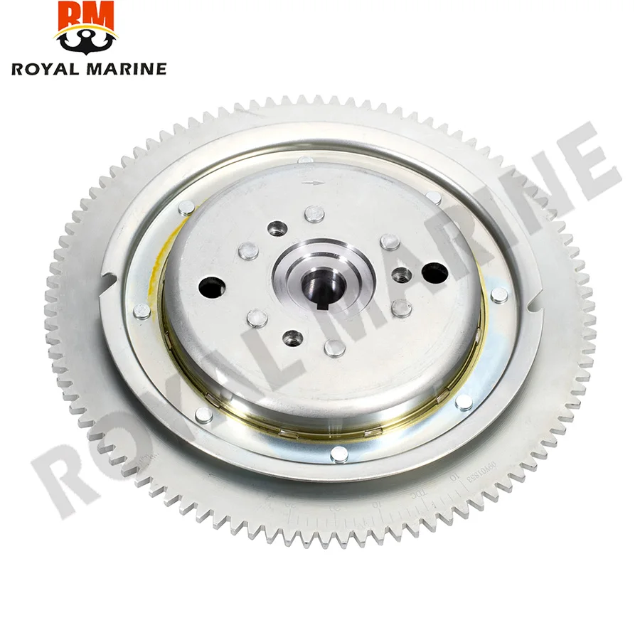 61T-85550-10 Electrical Rotor Flywheel Replaces For Yamaha Outboard Motor 25HP 30HP 61N 69P 61T 2T Parsun 61T-85550