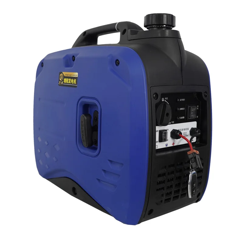 Gaasoline Generator Electric Car New Energy Two-wheeled Tricycle DC 48v 60v 72v Generator Lifepo4 Lithium Battery Charging view 3