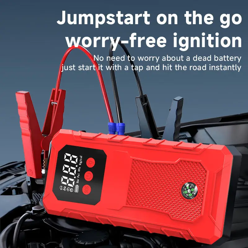 High Power Portable Lithium Battery Car/Motorcycle/Truck Jump Starter Multi-Function Power Bank 600A Peak Current