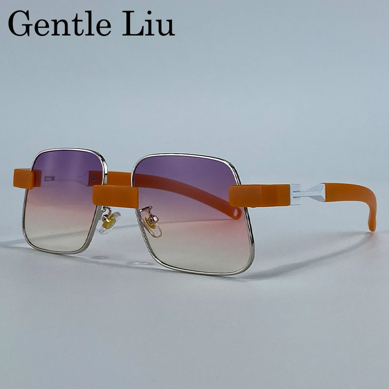 

Oversized Punk Square Sunglasses Men Big Frame 2026 Luxury Brand Classic Driving Sun Glasses For Male Anti Blue Light Eyeglasses