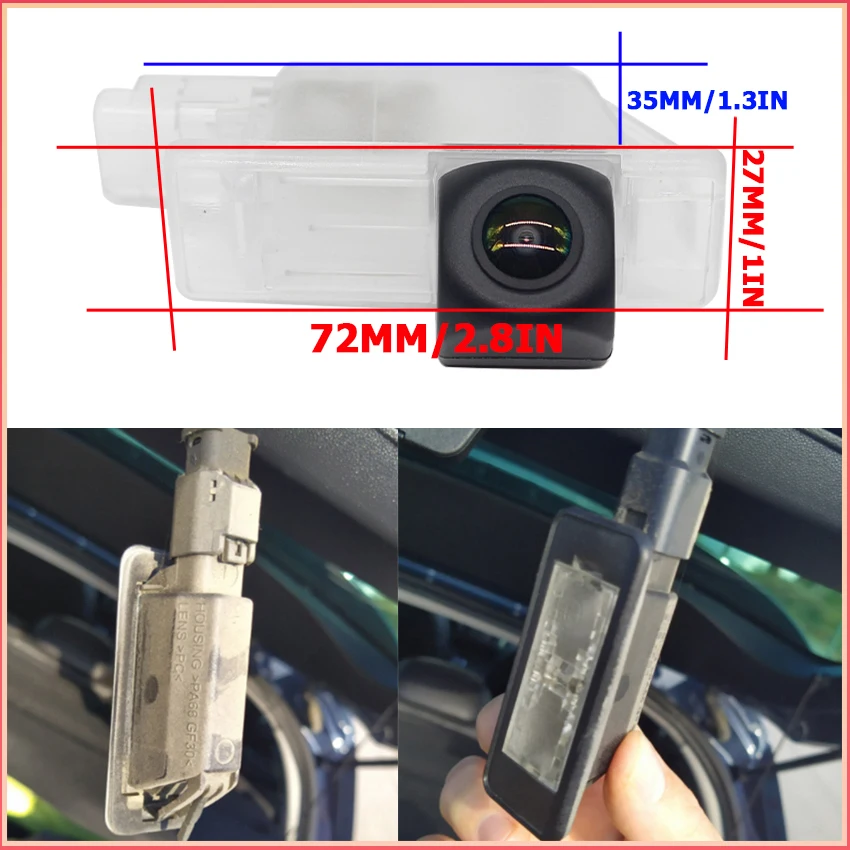 Intelligent Dynamic Trajectory Tracks HD Car Rear View Camera For Peugeot 1007 2008 208 301 307 308 406 407 408 508 607 806 807
