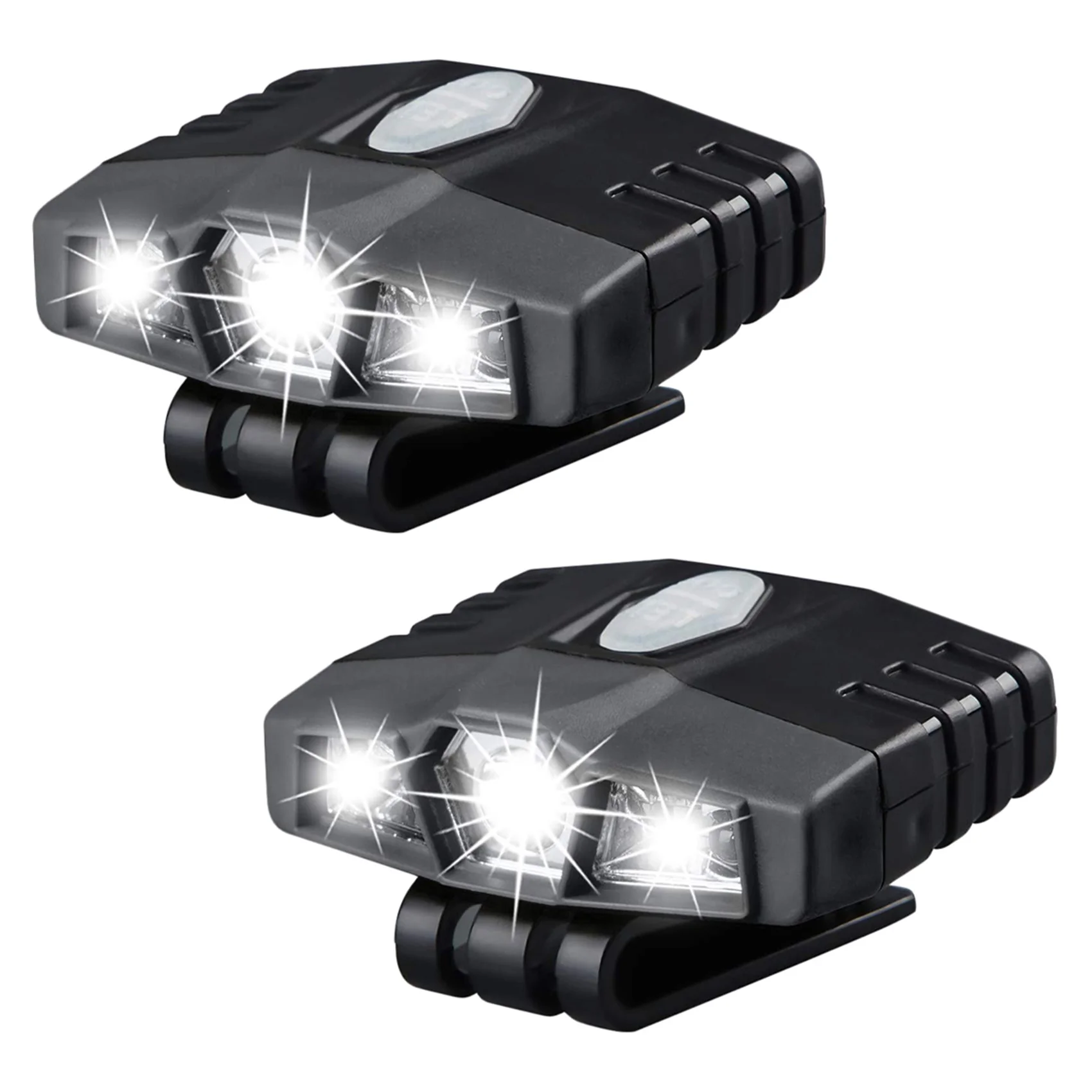 A02M-2X Ultra Bright Hands-Free Led Clip On Hat Light - Rechargeable 150 Lumens Lightweight Spotlight Waterproof Cap Light