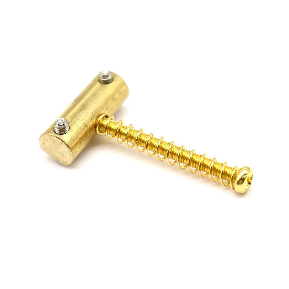 1 Set TL Gitarre Brücke Sättel Vintage Messing Kompensiert Sättel für Tele Style Gitarre Teil – Detail 6