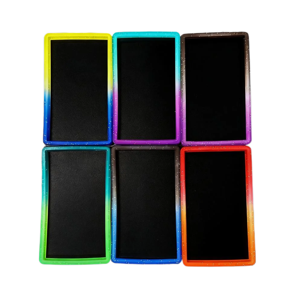 6-pack platenbeschermer voor PSA-beoordeelde kaarten TPU platenbeschermer Graded Guard Bumper Guard Gradiëntkleur Glitter Limited Edition - afbeelding 2