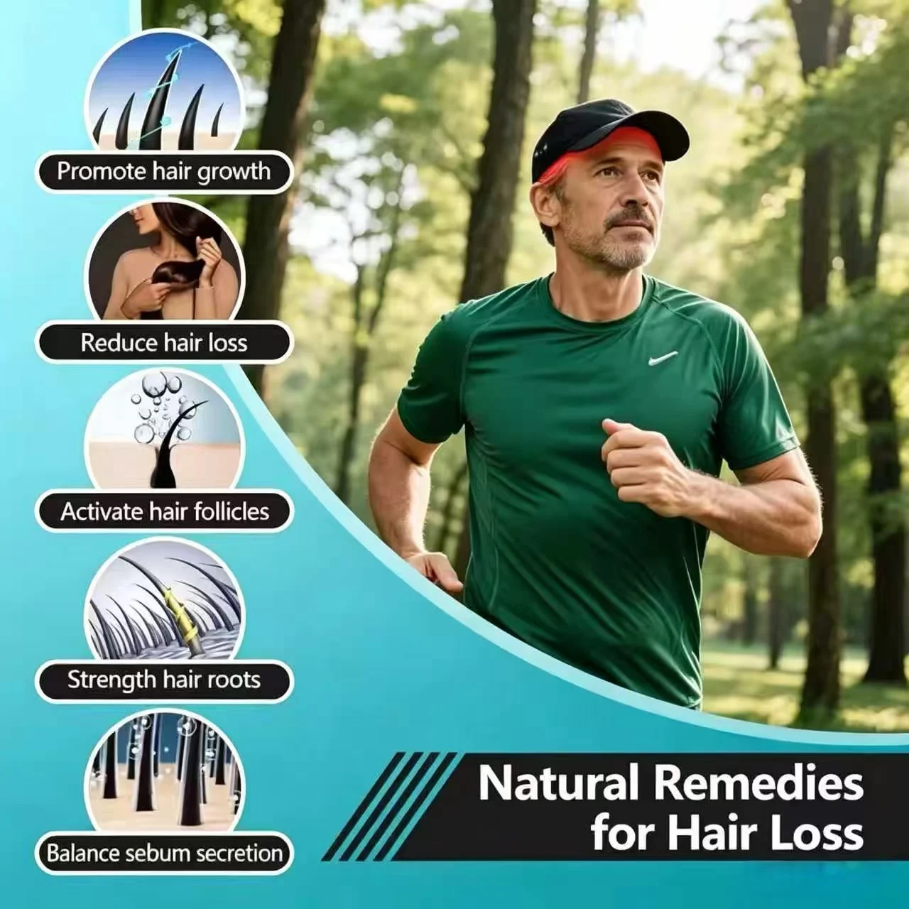 

Hair Restoration Laser Cap 212 Diodes LLLT Laser Hair Regrowth Enhance Therapy Scalp Coverage Caps for Men Hair Growth