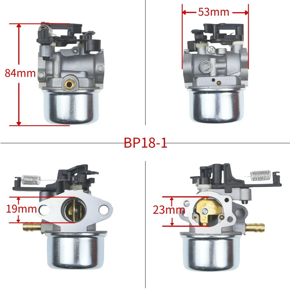 For B&S Lawn Mower 593599 Carburetor Compatible With 799154 595390 591137 Replacement