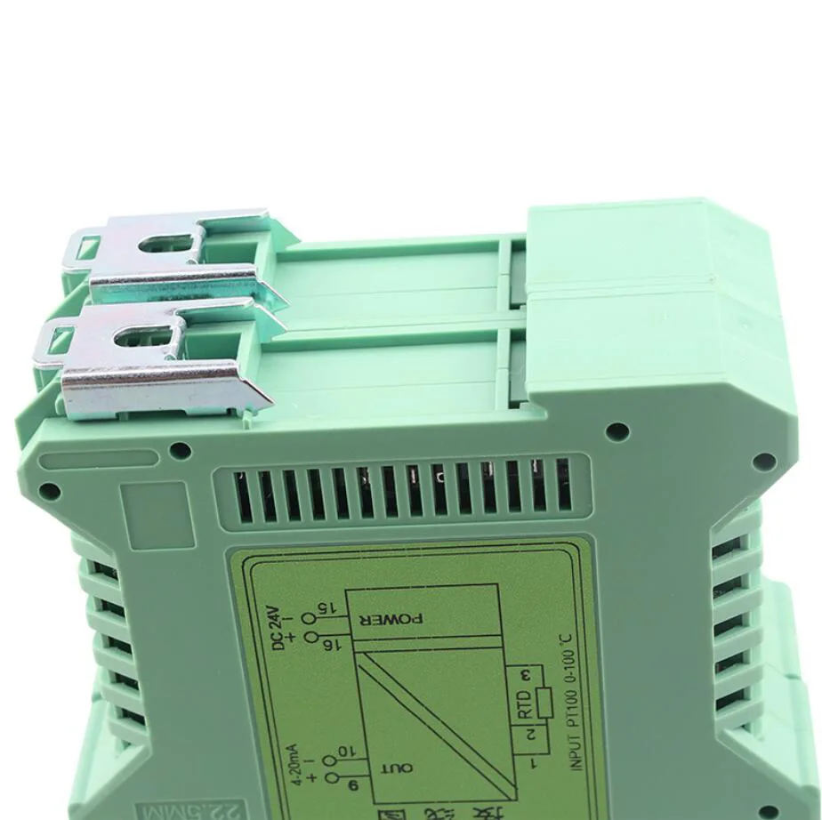 Imagem -05 - Resistência Térmica Isolamento de Temperatura Transmissor tipo Trilho Cu50 Pt1000 Pt100 a 420ma 010v 05v