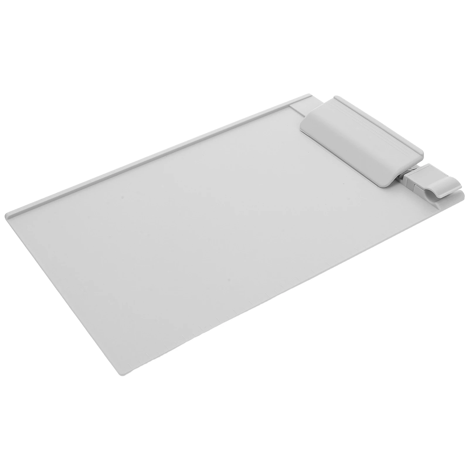 

Plastic A5 Clipboard Profile Clip Hardboard Paper Holder Writing Folders for School Classrooms Office (Grey)