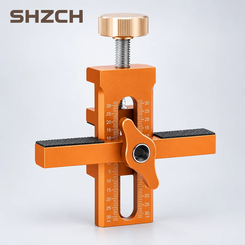 Cupboard Door Installation Locator, Aluminum Alloy Mounting Template for Cupboard Door Installation, Door Installation Template