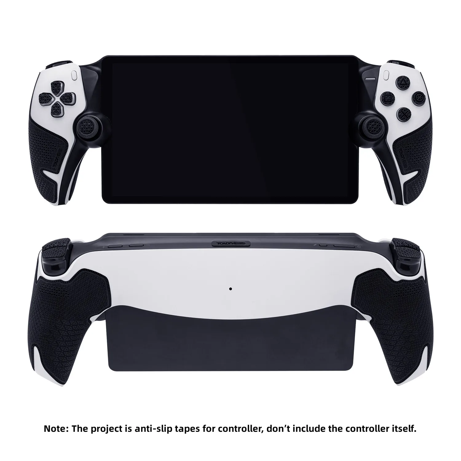 

Black TALONGAMES Controller Grip Tape Compatible with PlayStation Portal,Anti-Slip,Buttons,Textured Skin Kit for PS5 Portal