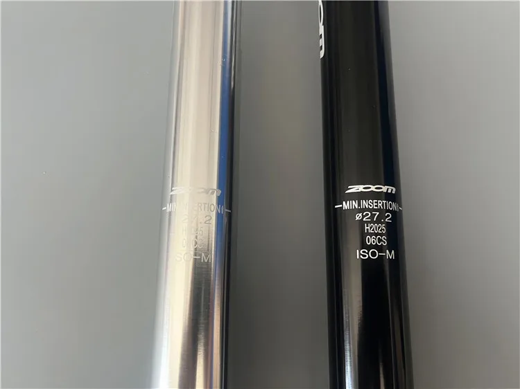 ZOOM Hinten Schwimmende Gebrochene Luft Sitzrohr Retro Hohl Aluminium Legierung Sitzstange Schwarz Sitzrohr 27,2mm * 300mm Fixie Fahrrad Sattelstütze – Detail 8