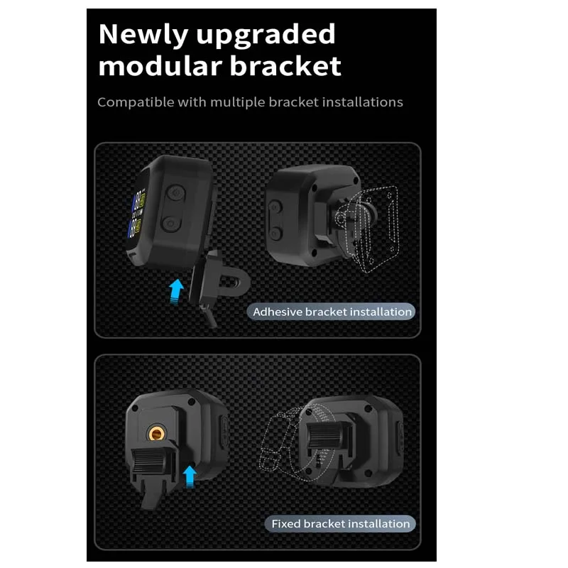 مراقبة ضغط الإطارات اللاسلكية ، مراقبة ضغط الإطارات ، 2 مستشعر داخلي ، TPMS ، دراجة نارية ، دراجة ، قاطرة ثقيلة ، عربة بطارية ، M3A ، إصدار التحديث