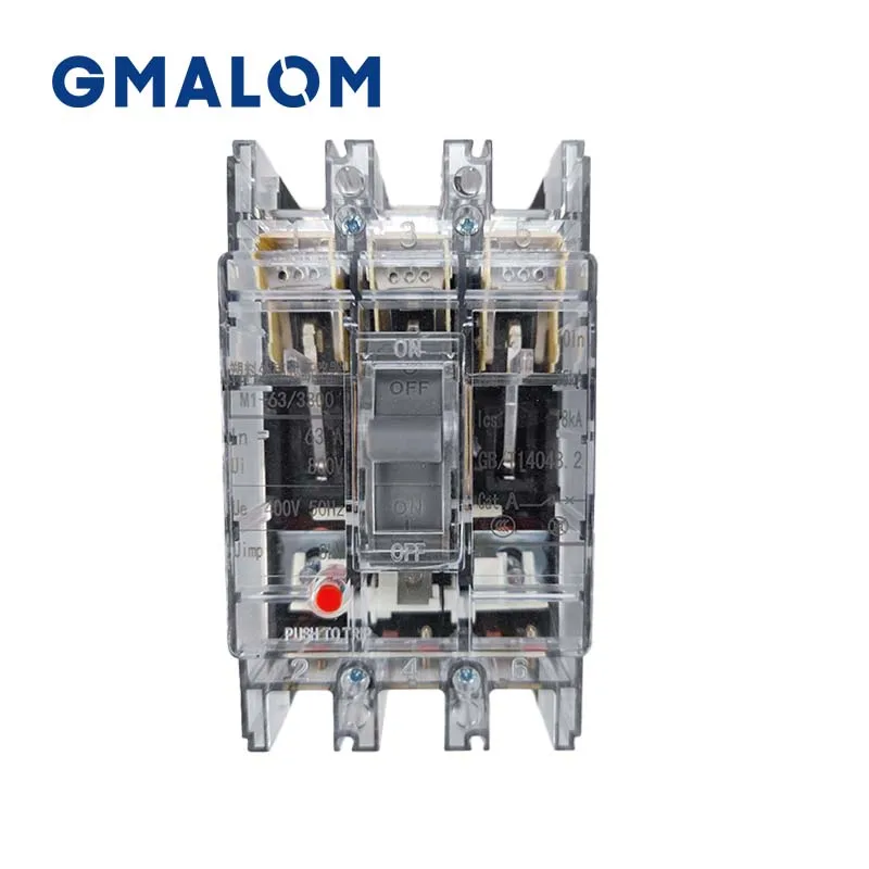

Molded case circuit breaker Air Switch MCCB 3P 63A 100A Short Circuit Overload Protection AC Air Switch M1-63/3300 100/3300 400V
