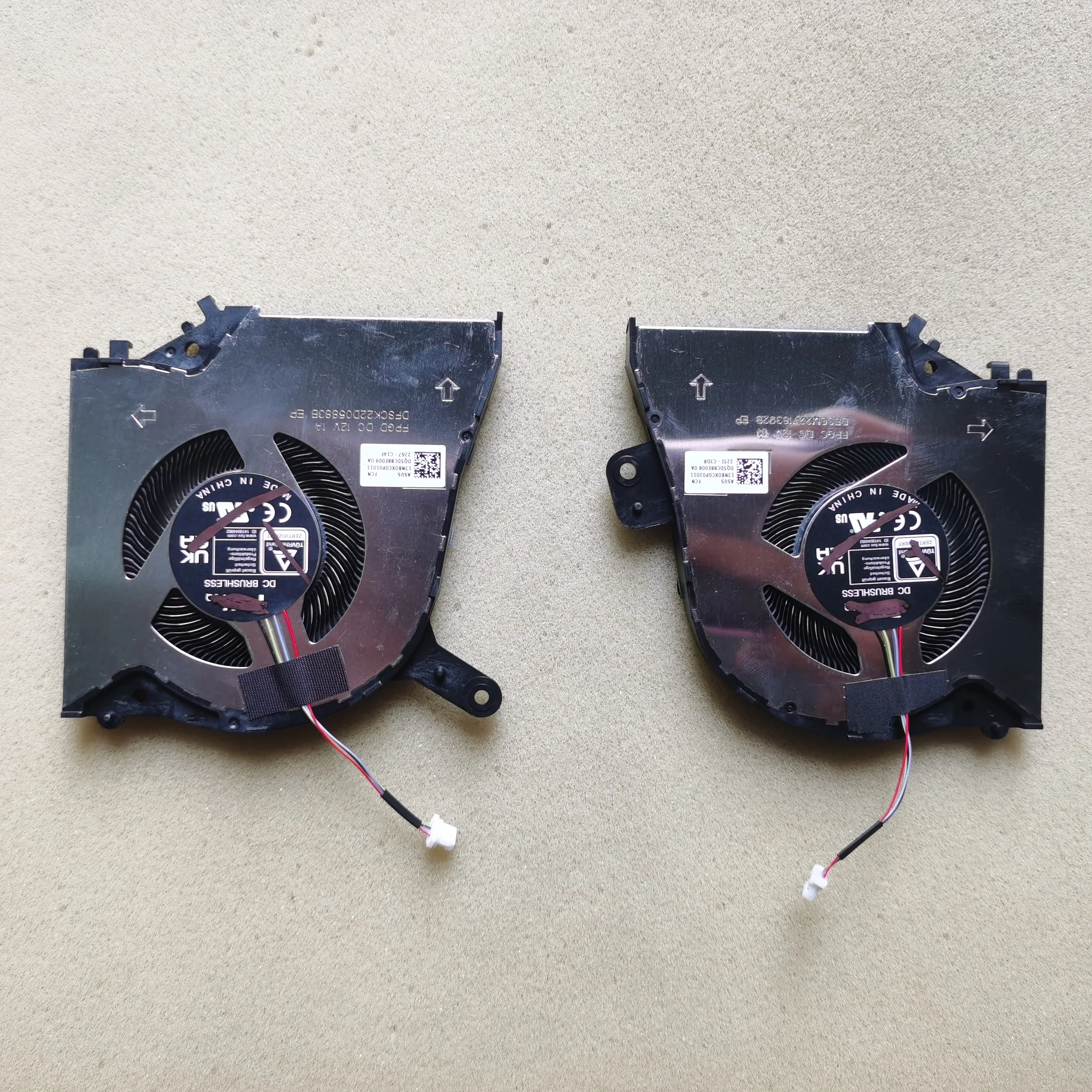 

New laptop cpu &Gpu cooling fan for ASUS Studiobook Pro 16 OLED H5600 W5600 W7600 H7600