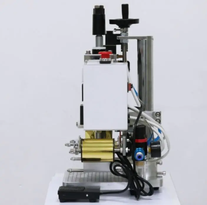 

WT-QS90 Leather bronzing embossing wood PU leather hot pressing branding trademark logo marking machine