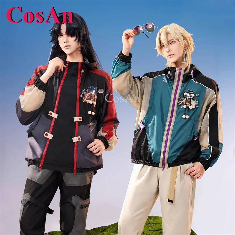 

CosAn Game Honkai: Star Rail Blade/Aventurine Костюмы для косплея Производный продукт Модный солнцезащитный наряд Летний солнцезащитный крем