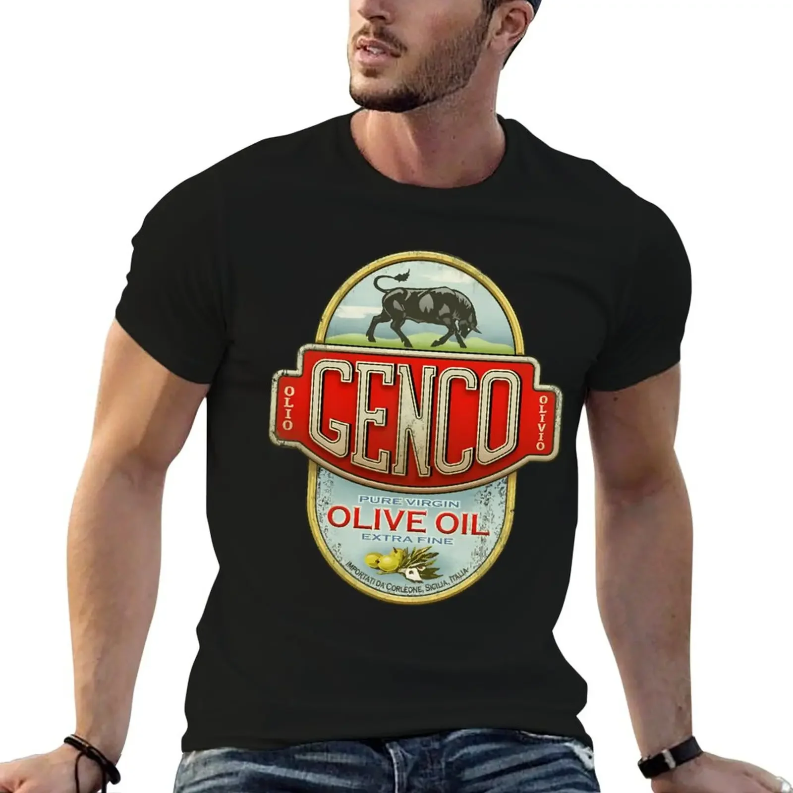 

The Godfather Genco Olive Oil Co T-Shirt basketball graphic tees cotton graphic tees mens t shirt graphic