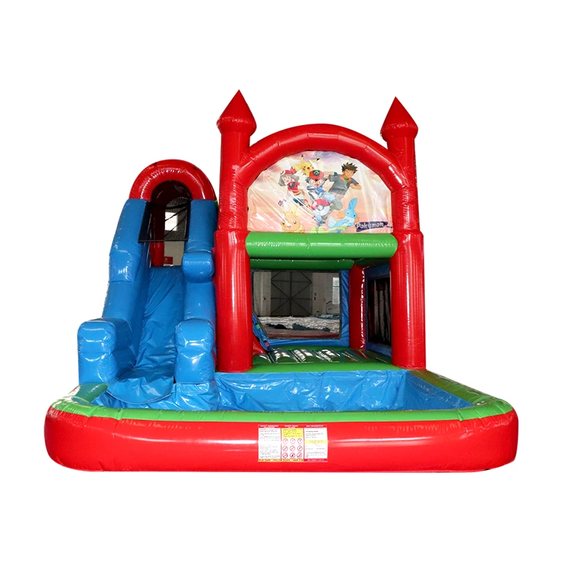 Manufacturer custom inflatable Water Slide inflatable pool for kids