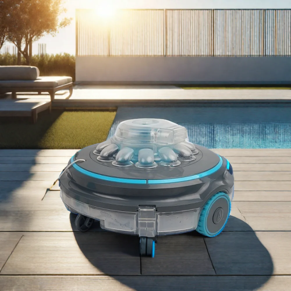 High Power Aquajack 650 Robot Vacuum Cleaner For Swimming Pool Cordless Automatic Robotic Cheaner Machine