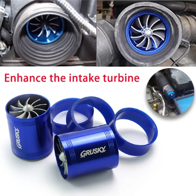 Automobile modification: GRUSK aluminum alloy intake turbocharger | Fuel-efficient mechanical double-sided turbocharger