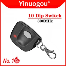 10 Dip Switch 300MHz Linear Multi Code MCS308911 3089 3060 3070 4120 Garage Door Remote Control Replacement Gate Control Opener